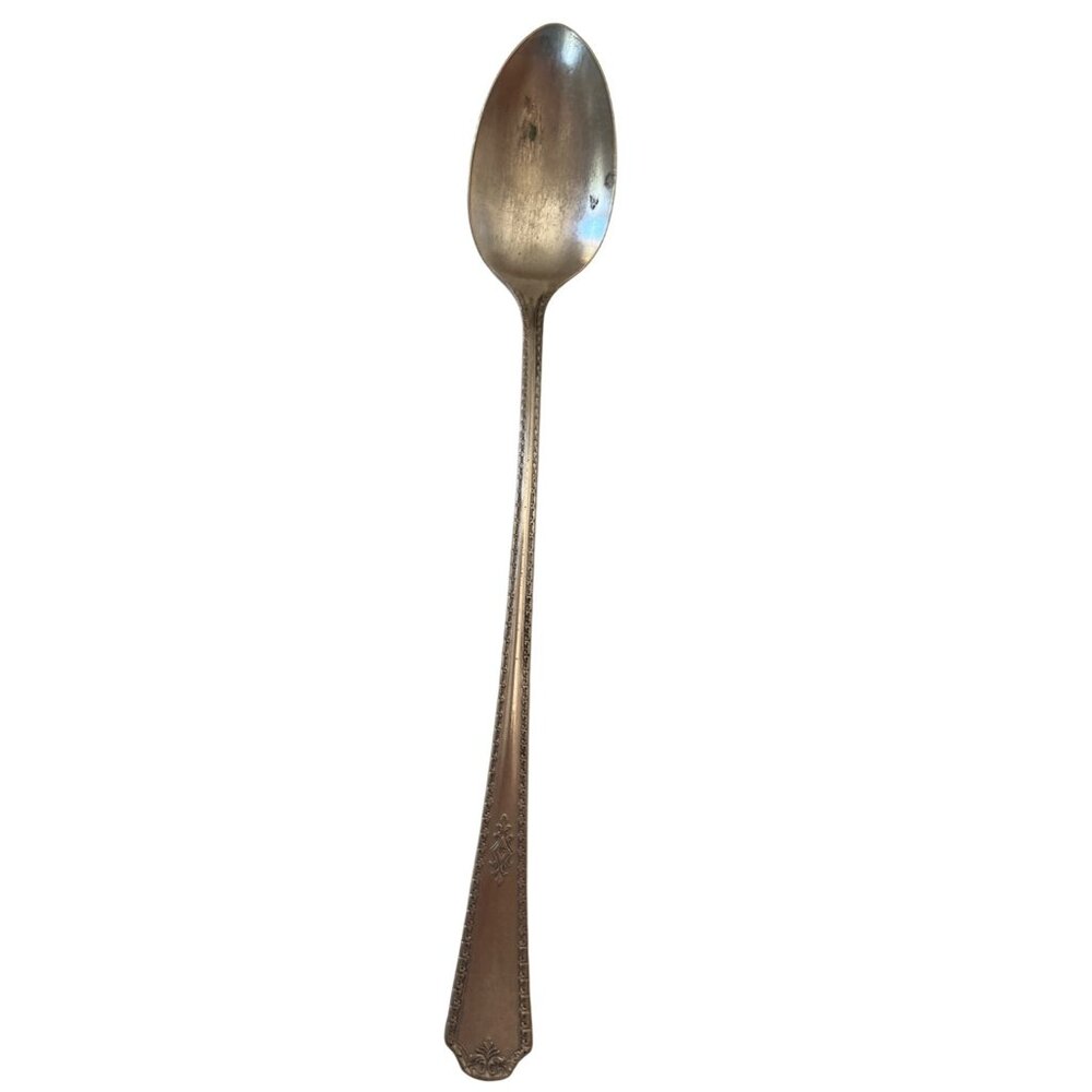 Wm. A. Rogers AA Silverplate Teaspoon With Ornate Design 7 inch A428